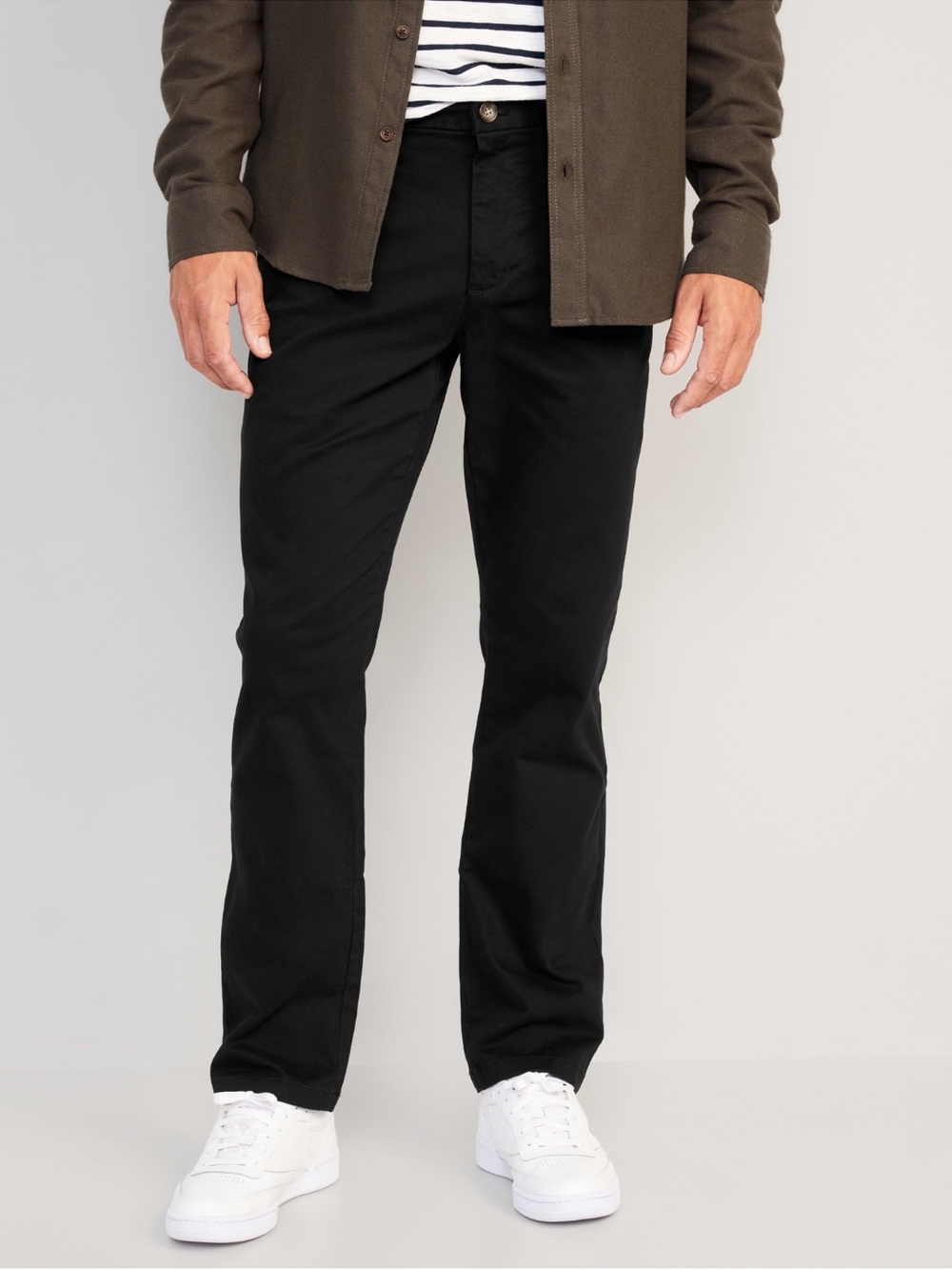 NEW Old Navy Men’s Straight Rotation Chino Pants in Black - Size 36x30